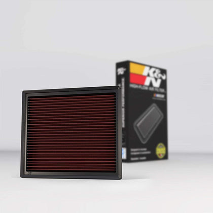 K&N Engine Air Filter | Compatible with 2014-2019 Toyota Truck and SUV V6/V8 (Tundra, Tacoma, Sequoia), 33-5017