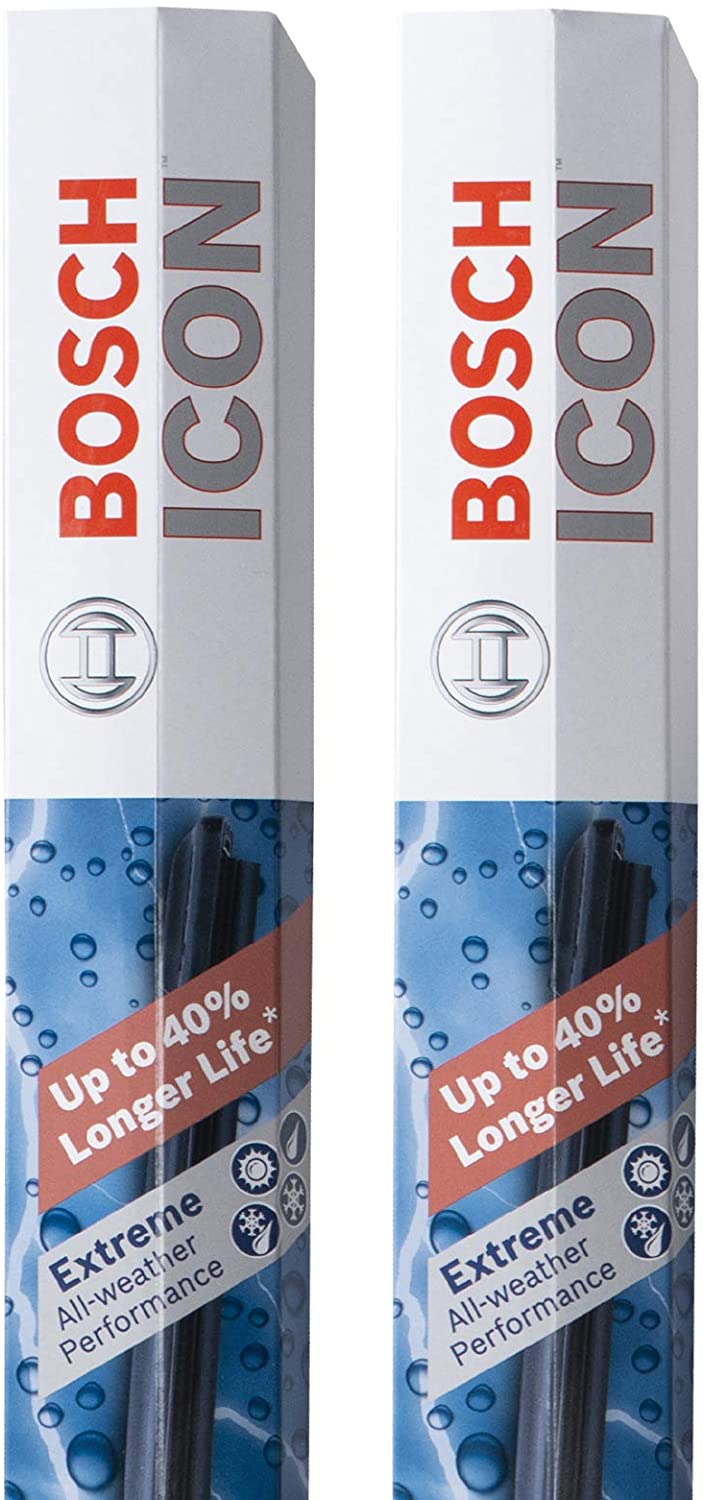 Bosch ICON Wiper Blades 20A20B (Set of 2) | Frustration Free Packaging