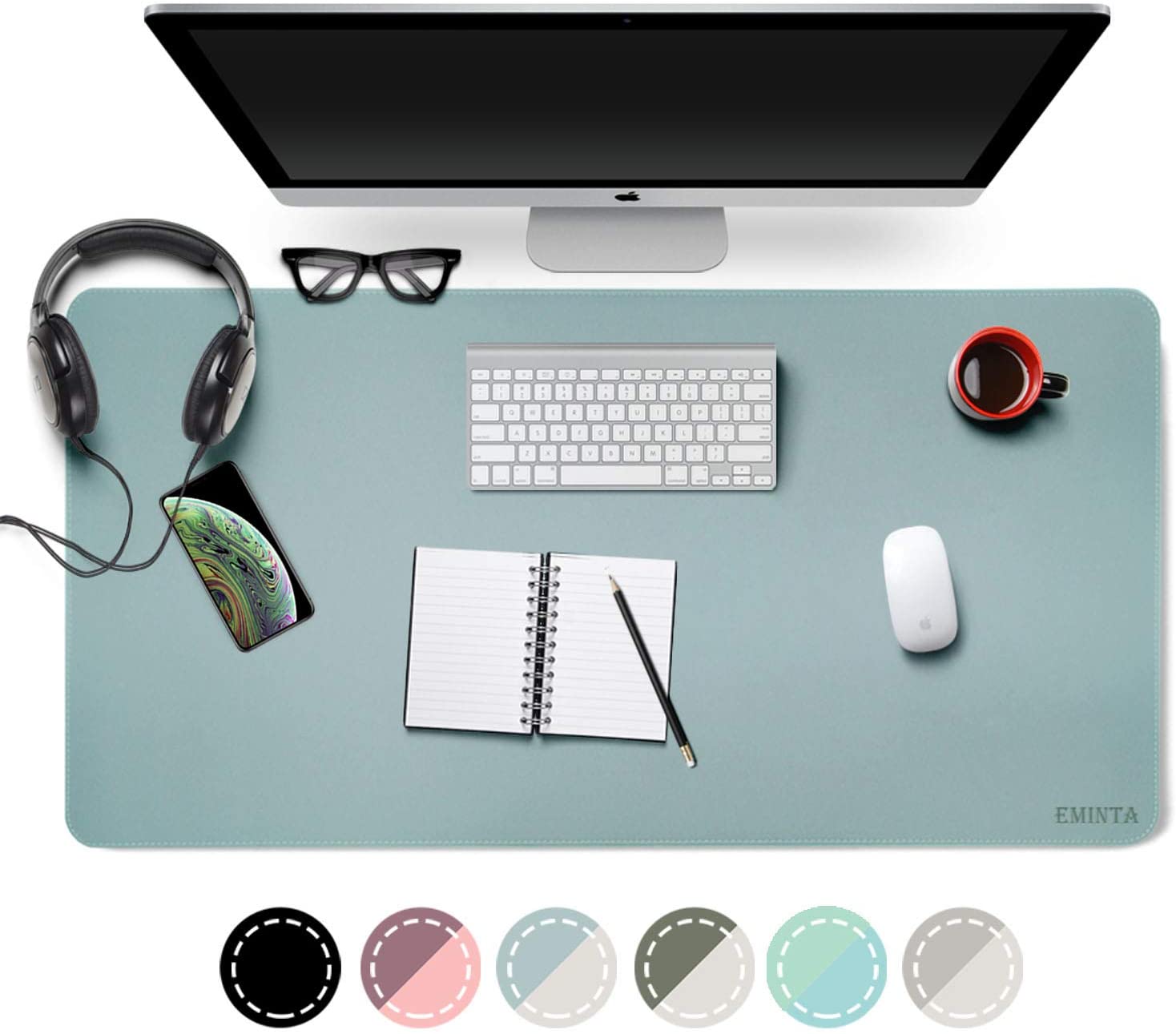 Desktop Padded Office Desk Mat by Eminta - Waterproof