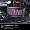 K&N Engine Air Filter | Compatible with 2007-2018 Jeep Wrangler V6 3.6L, 33-2364