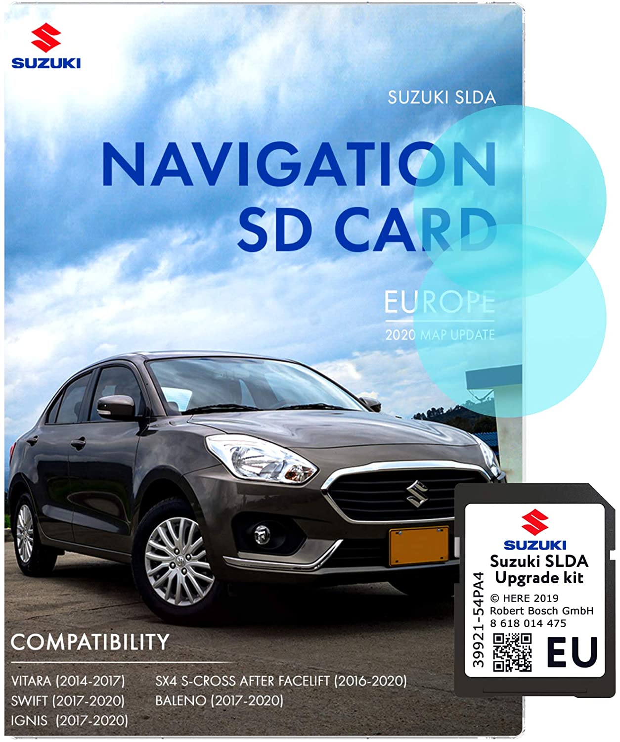 Suzuki SLDA Navigation SD Card w/ Antifog Stickers